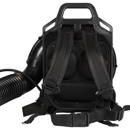 Backpack Leaf Blower 62CC 2-Stroke Gas Leaf Blower 1110CFM Air Volume