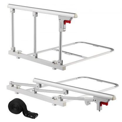 Hopfällbar sänggrind för äldre, 70 cm sängkant med fästrem, justerbar höjd, sängkant i metall med hög hållfasthet, handskydd för äldre personer, passar king size-säng, queen size-säng, full size-säng och twin-säng |  EU