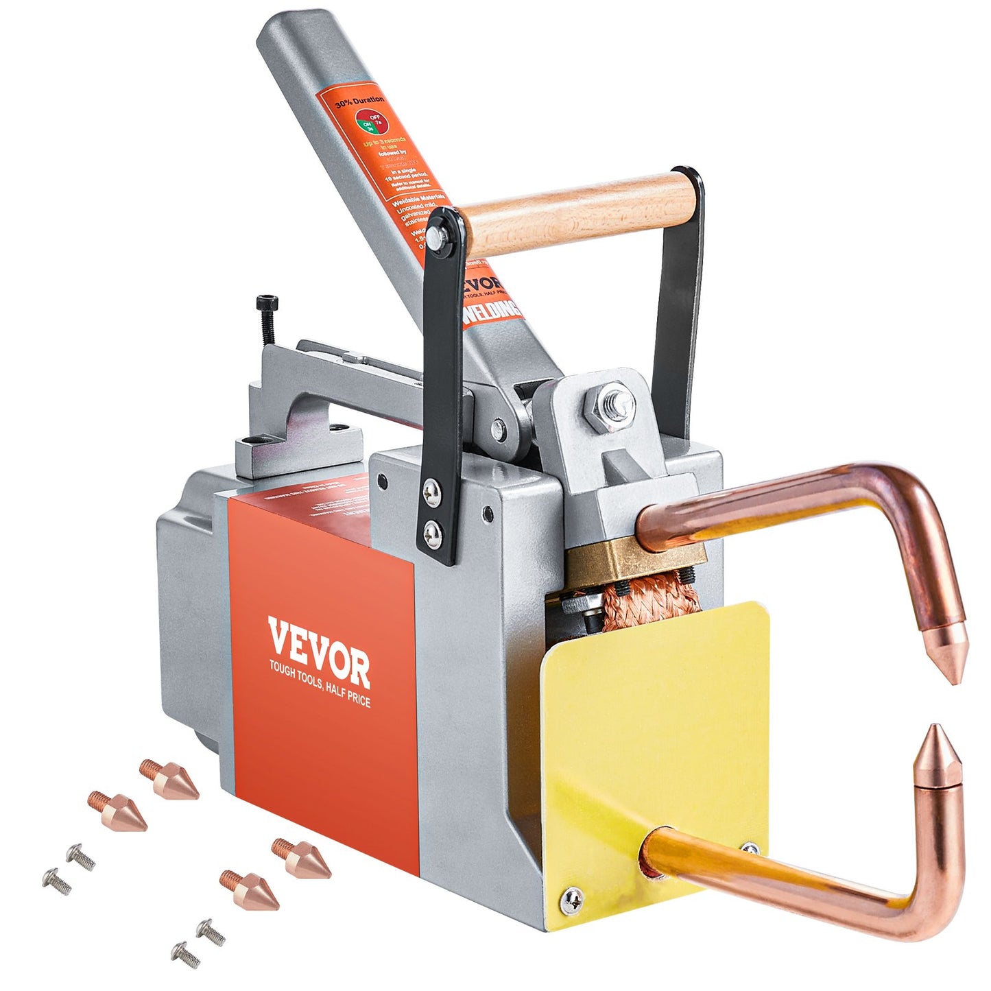 Portable spot welder 1/8-inch thick spot welder with 8KVA input capacity