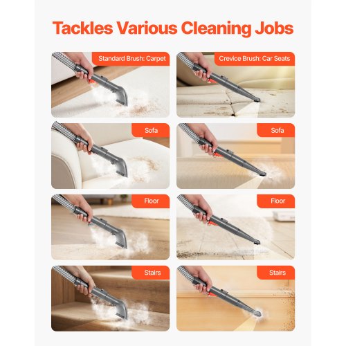 Bärbar Mattrengöringsmaskin 11,5 kPa Möbelrengöring för Mattor och Bilar |  EU