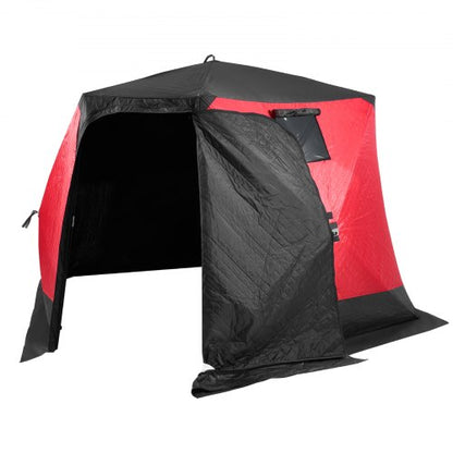 6-8 People Ourdoor Portable Ice Shelter Pop-Up Ice Fishing Shanty Tent | EU