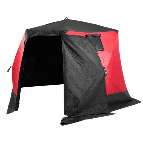 6-8 People Ourdoor Portable Ice Shelter Pop-Up Ice Fishing Shanty Tent | EU