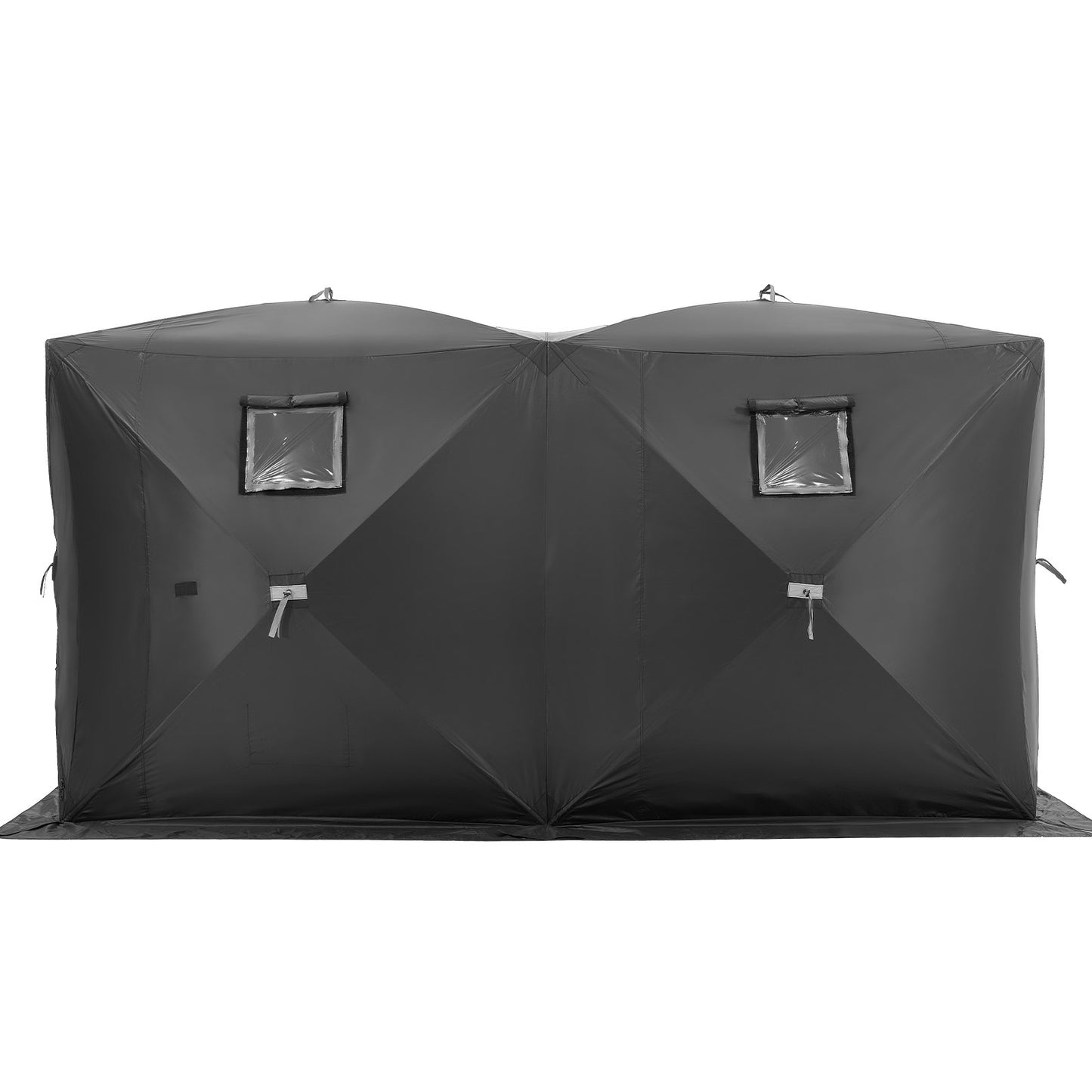 6-8 People Ourdoor Portable Ice Shelter Pop-Up Ice Fishing Shanty Tent