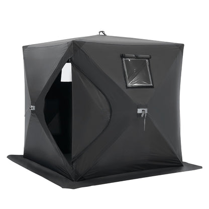 1-2 Person Ourdoor Portable Ice Shelter Pop-Up Ice Fishing Shanty Tent