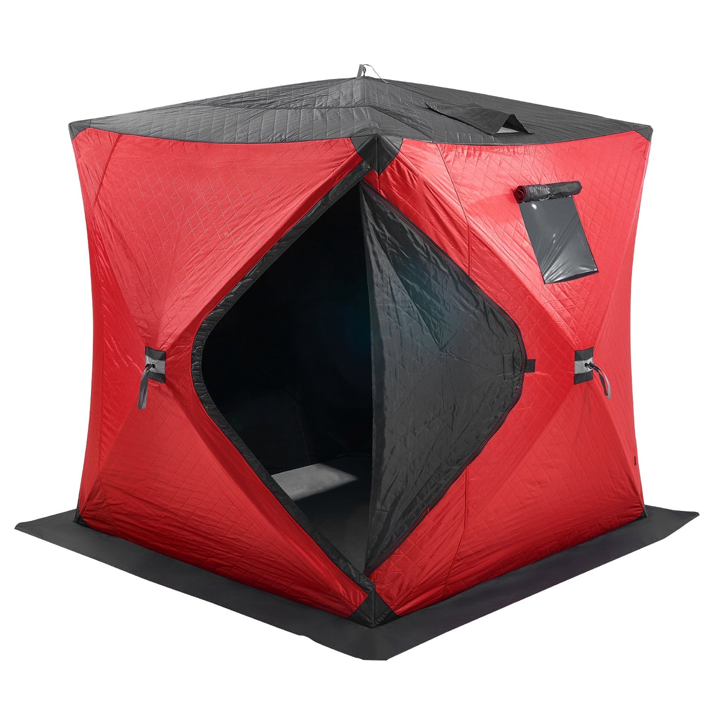 3-4 Person Ourdoor Portable Ice Shelter Pop-Up Ice Fishing Shanty Tent