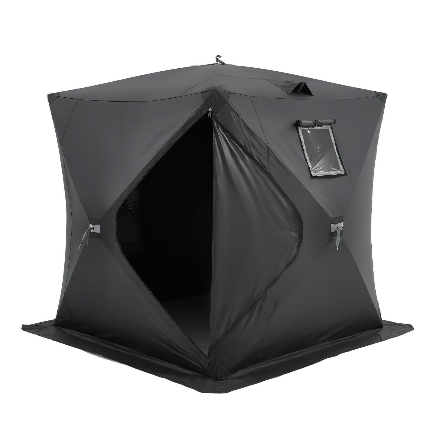 3-4 Person Ourdoor Portable Ice Shelter Pop-Up Ice Fishing Shanty Tent