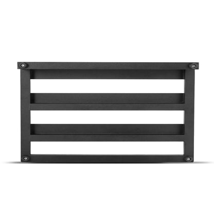 Gitarrpedalbräda, 20'' x 11'', aluminiumlegering 2,2 lbs Superlätt gitarreffektpedalbräda, med bärväska med kardborreband med fast axelrem Rullremsor, rymmer 10-12 gitarrpedaler