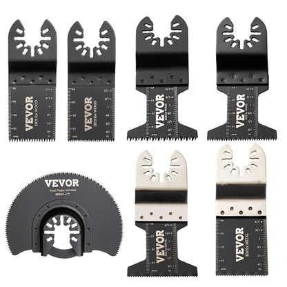 50 Stück oszillierende Sägeblätter, Schnellspann-Multitool-Sägeblatt-Set, HCS-Werkzeugblätter für Holz, Kunststoff, Metall, Nagelbolzen, kompatibel mit Dewalt, Dremel, Fein, Worx, Bosch, Makita, Milwaukee