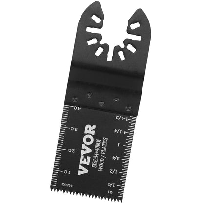 50 ST Oscillerande sågblad, Universal Quick Release Oscillerande sågblad, Multiverktygsverktygsblad för trä Plast Aluminium, Passar Dewalt Milwaukee Hitachi Chicago Craftsman