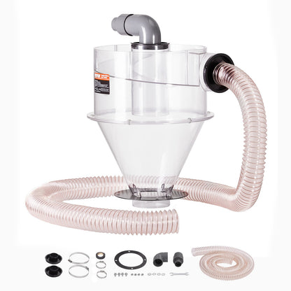 Cyclone Dust Separator Dammsugare Separator 4" för 18,9-37,85L tank