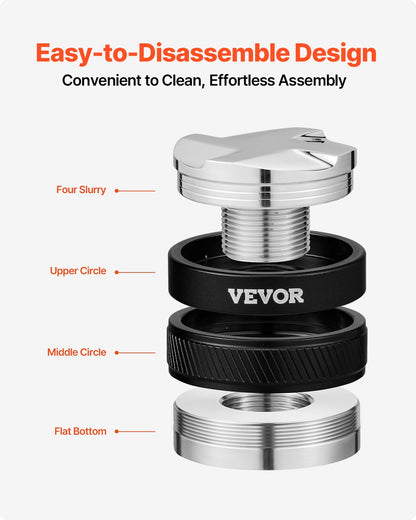 58mm coffee distributor 2-in-1 adjustable espresso distributor for home