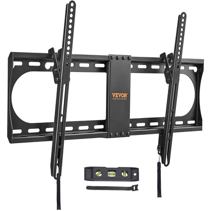 Universal TV-väggfäste, Lågprofil TV-fäste Passar de flesta 37-70 tums TV-apparater, Väggfäste med lutande TV, Max VESA 600x400 mm, Rymmer upp till 132 lbs