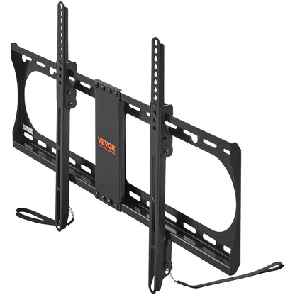Universal TV-väggfäste, Lågprofil TV-fäste Passar de flesta 37-70 tums TV-apparater, Väggfäste med lutande TV, Max VESA 600x400 mm, Rymmer upp till 132 lbs