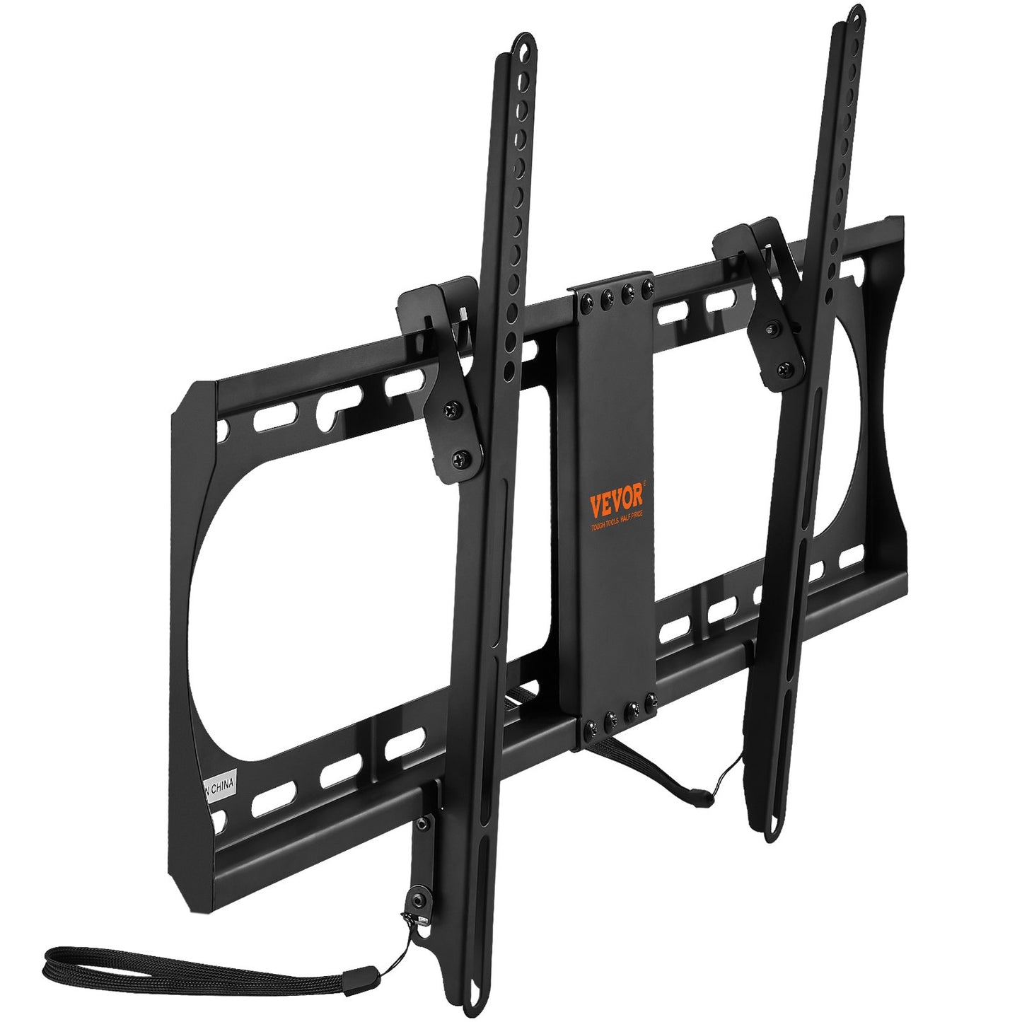 Universal TV-väggfäste, Lågprofil TV-fäste Passar de flesta 37-70 tums TV-apparater, Väggfäste med lutande TV, Max VESA 600x400 mm, Rymmer upp till 132 lbs