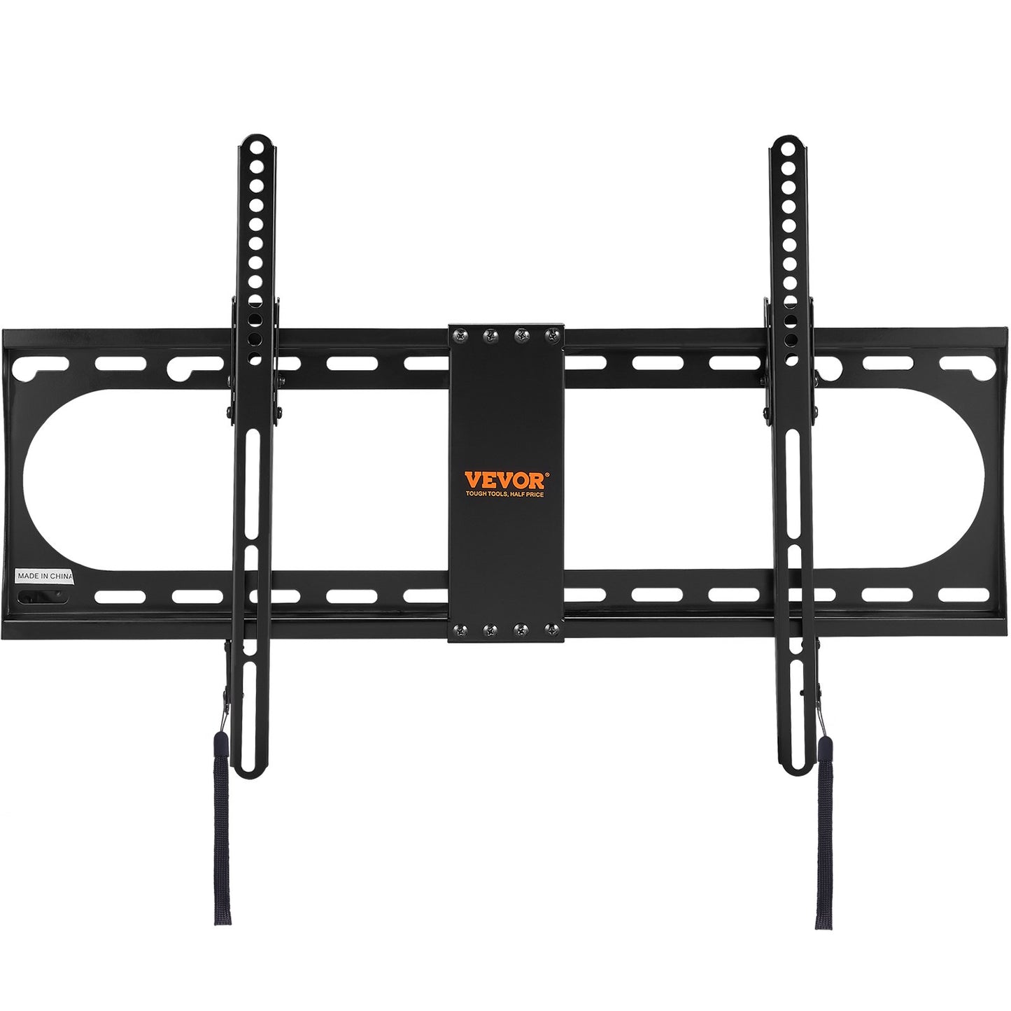 Universal TV-väggfäste, Lågprofil TV-fäste Passar de flesta 37-70 tums TV-apparater, Väggfäste med lutande TV, Max VESA 600x400 mm, Rymmer upp till 132 lbs
