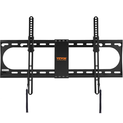 Universal TV-väggfäste, Lågprofil TV-fäste Passar de flesta 37-70 tums TV-apparater, Väggfäste med lutande TV, Max VESA 600x400 mm, Rymmer upp till 132 lbs