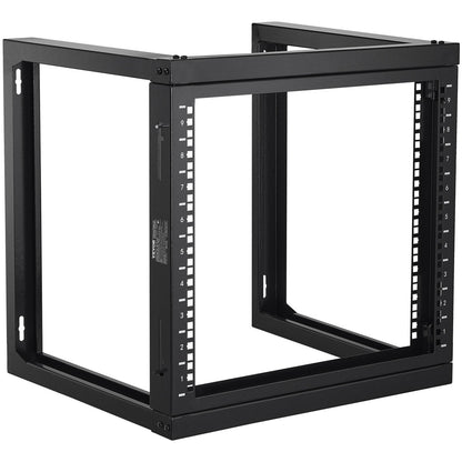 9U-Wandmontage-Rack 150 lbs/68,04 kg Open Frame Server-Netzwerk-Rack Schwarz