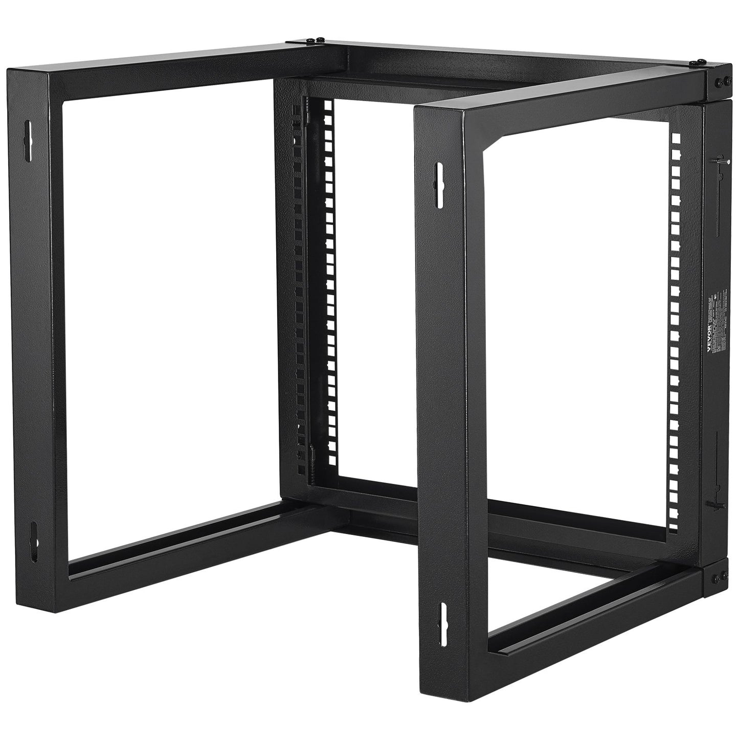 9U-Wandmontage-Rack 150 lbs/68,04 kg Open Frame Server-Netzwerk-Rack Schwarz