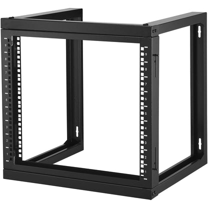 9U-Wandmontage-Rack 150 lbs/68,04 kg Open Frame Server-Netzwerk-Rack Schwarz