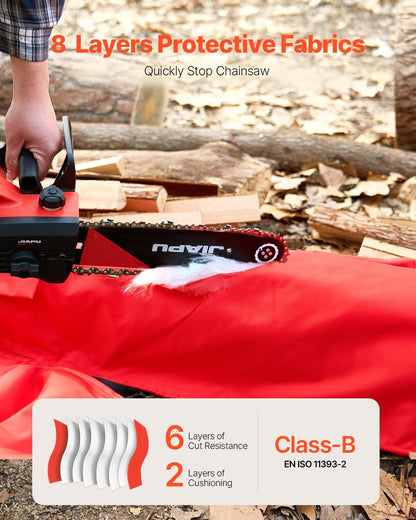 Chainsaw Chaps 39.7" Apron Style Chainsaw Safety Chaps Class B Large