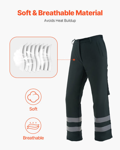 Chainsaw Chaps 40.9" Wrap Style Protective Chainsaw Pants 8 Layers Small