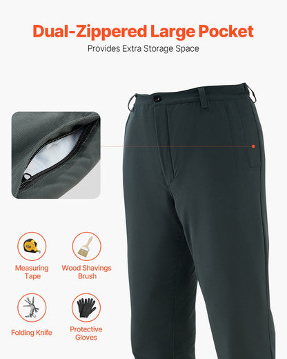 Chainsaw Chaps 43.3" Wrap Style Chainsaw Safety Chaps Class A X-Large