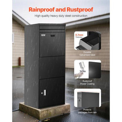 Paketleveranslådor för utomhusbruk 47,2 i låsbar paketlåda |  EU