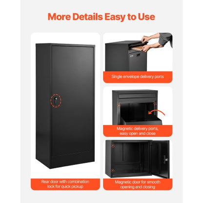 Paketleveranslådor för utomhusbruk 47,2 i låsbar paketlåda |  EU