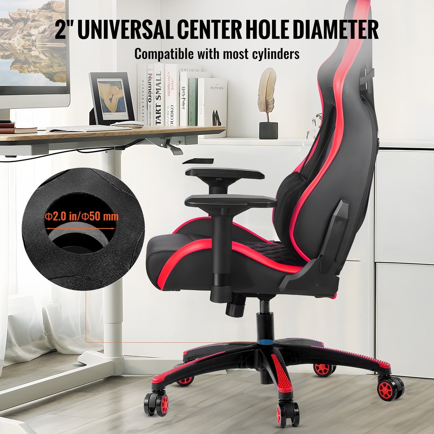 Byte av kontorsstolsbas 28" Heavy Duty Swivel Stolsbas 2500 lbs