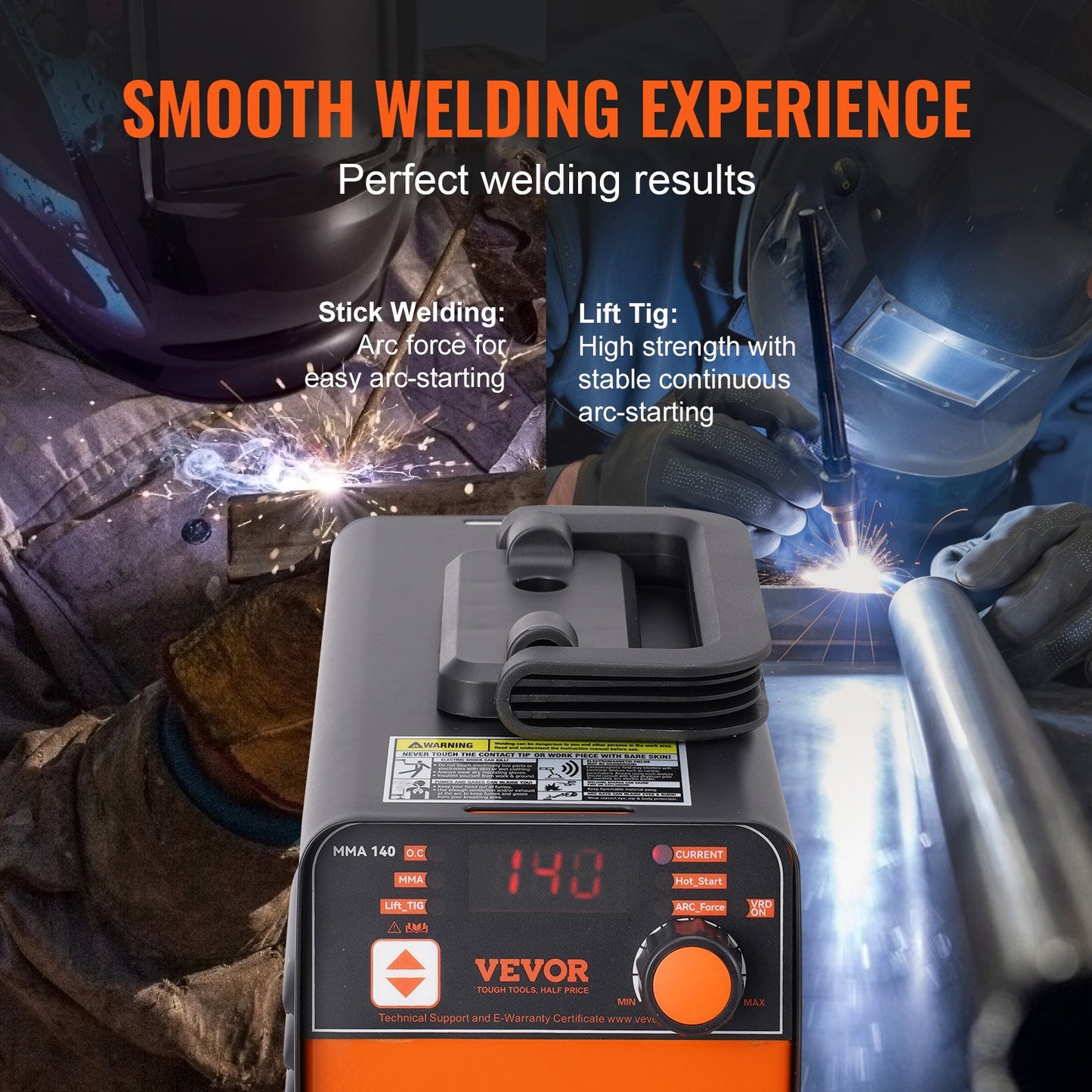 ARC Stick Welder 220V 100A Stick/Lift TIG 2-i-1 svetsmaskin Hot Start