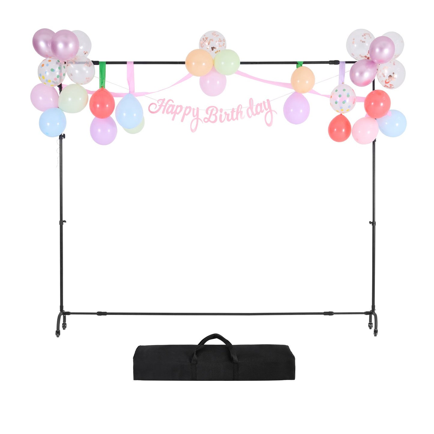 Backdrop Stand Flyttbart Stand Kit 7 x 10 ft för Party & Photo Video Studio