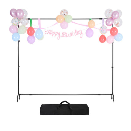Backdrop Stand Flyttbart Stand Kit 7 x 10 ft för Party & Photo Video Studio