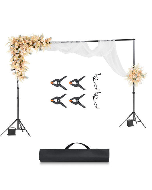 Bakgrundsstativ Bakgrundsstativsats 10 x 10 fot för fest & fotostudio