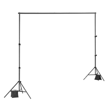Bakgrundsstativ Bakgrundsstativsats 6,5 x 10 fot för fest & fotostudio
