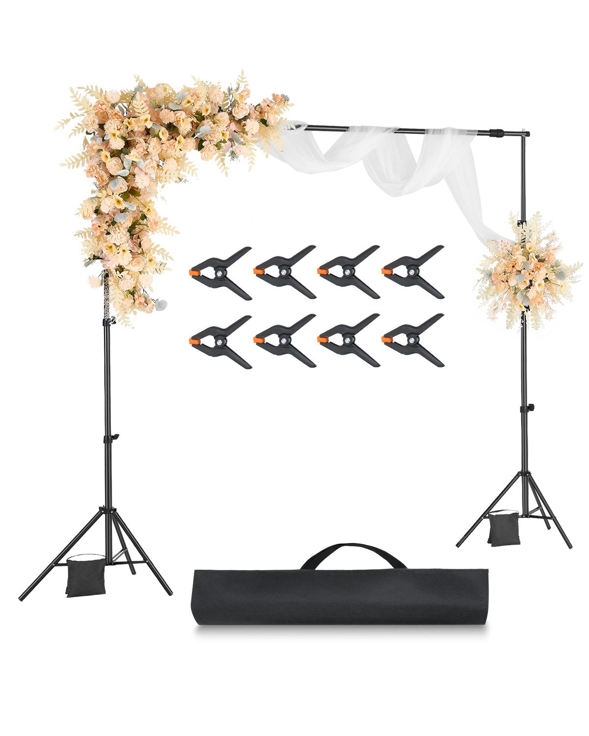 Bakgrundsstativ Bakgrundsstativsats 7 x 10 fot för fest och fotostudio