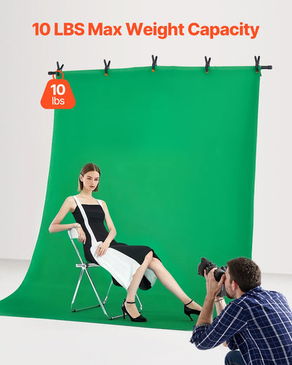 Bakgrundsstativ Bakgrundsstativsats 5 x 6,5 fot för fest och fotostudio