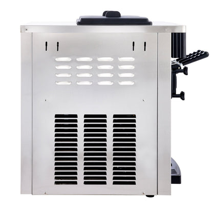 Mjukglassmaskin 2200W kommersiell bänkskiva mjukglassmaskin 5,3 till 7,4 liter per timme Glassmaskin för restauranger Barer Caféer Bagerier