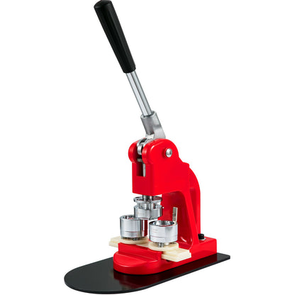 Button Maker Machine Badge Pin Machine 1" 25MM 500 Free Parts Press Kit