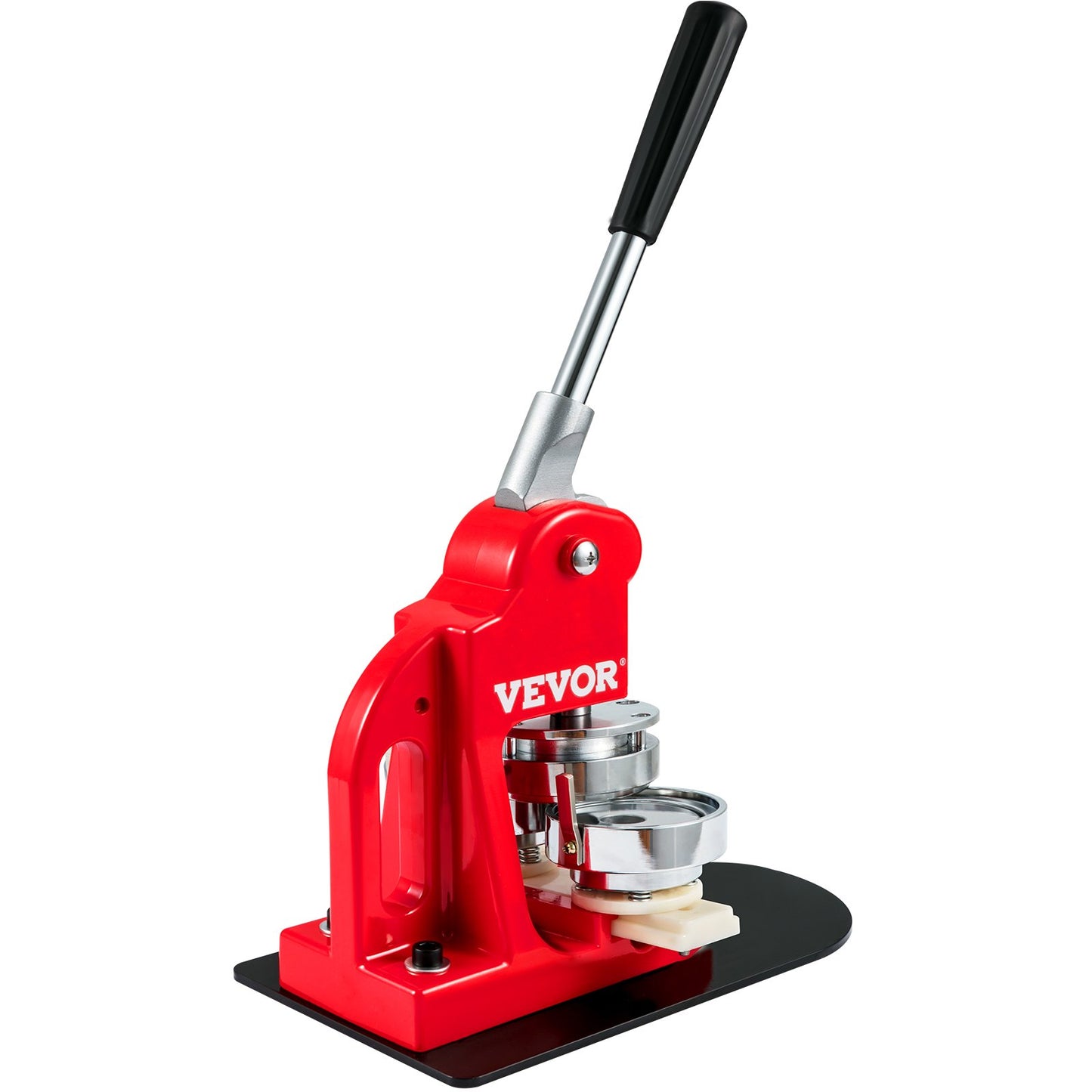 Button Maker Machine, 58 mm (2,25 tum) Badge Punch Press Kit, Barn DIY-presenter Pin Maker, Tillbehör för knapptillverkning med 500 st knappdelar & cirkelskärare och magisk bok