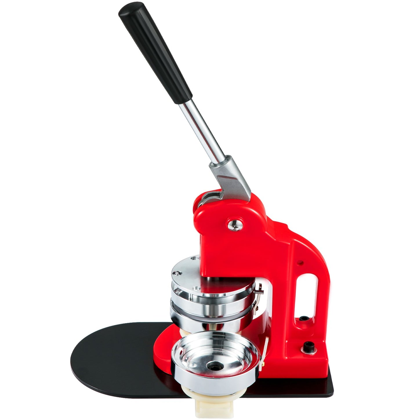 Button Maker Machine, 58 mm (2,25 tum) Badge Punch Press Kit, Barn DIY-presenter Pin Maker, Tillbehör för knapptillverkning med 500 st knappdelar & cirkelskärare och magisk bok