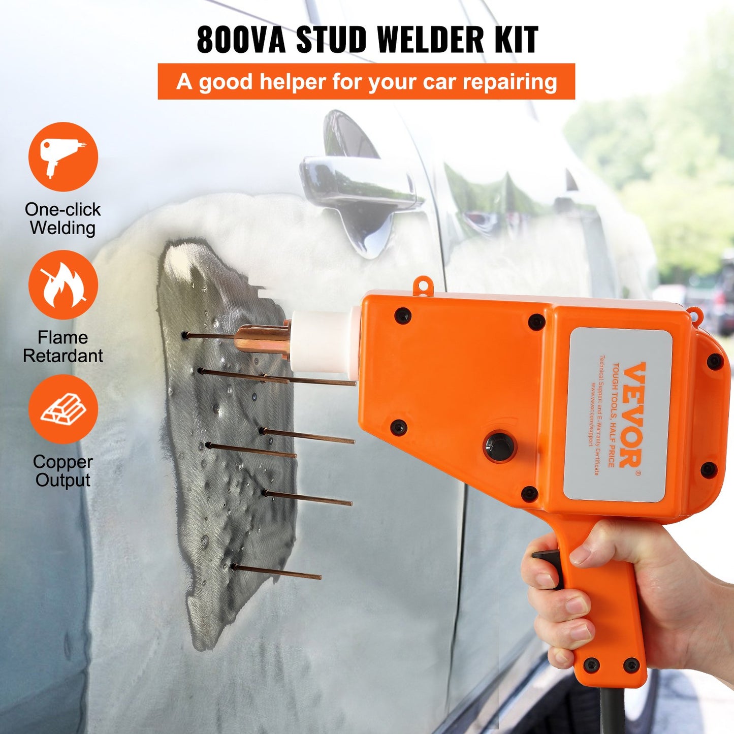 Auto Body Dent Repair Kit Stud Welding Kit 800VA Stud Dent Spot