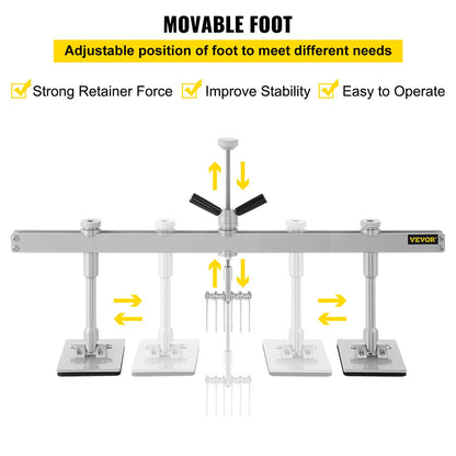 Car dents 85 cm dent lever 6 claw hook + accessories Paintless dent removal kit dents for car repairs of doors and hail damage