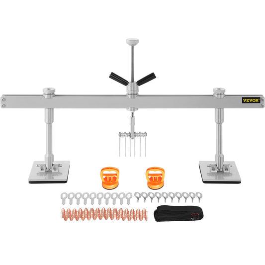 Bucklor för bil 85 cm buckla spak 6 klokrok + tillbehör Lackfri bucklaborttagningssats bucklor för bilreparationer av dörrar och hagelskador