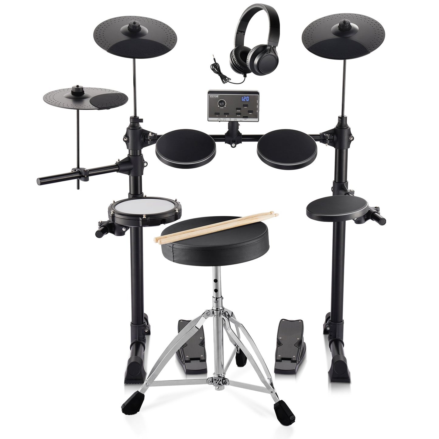 Electric drum set electronic drum set 150 sounds for beginners and adults