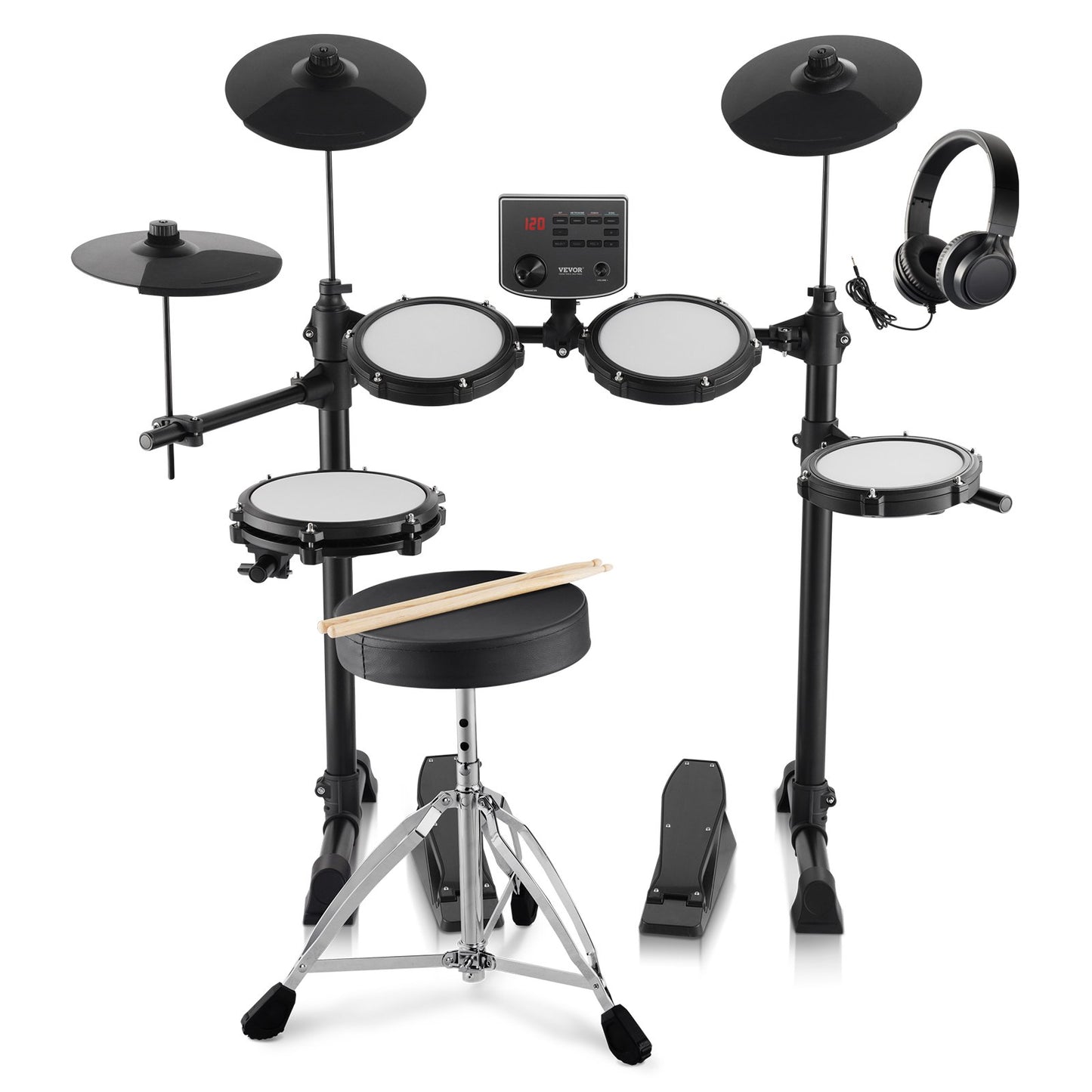 Electric drum set electronic drum set 150 sounds for beginners and adults