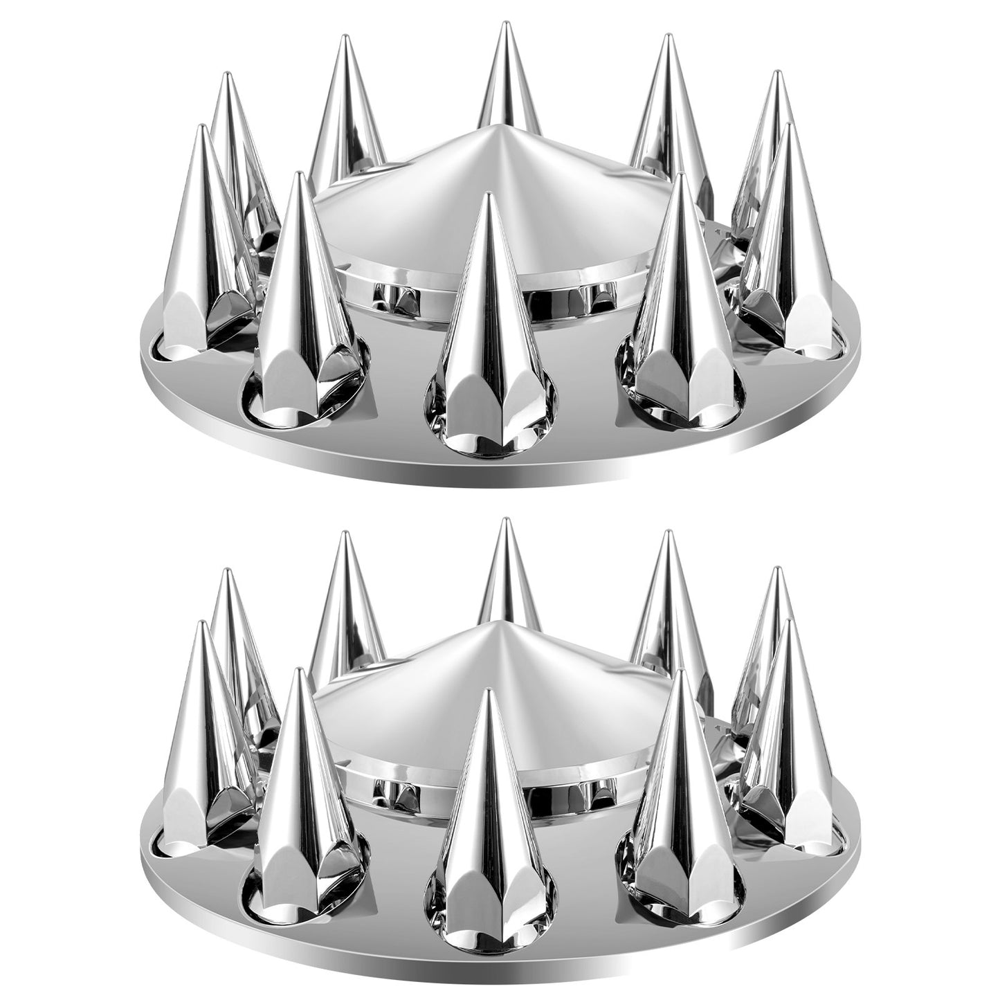 Front Axle Cover Combo Kit ABS Lug Nut Covers with Nut Protection Tool