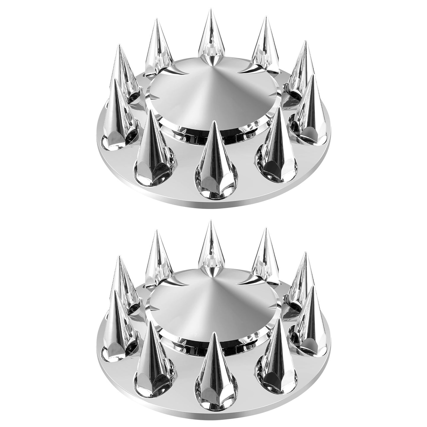 Front Axle Cover Combo Kit ABS Lug Nut Covers with Nut Protection Tool