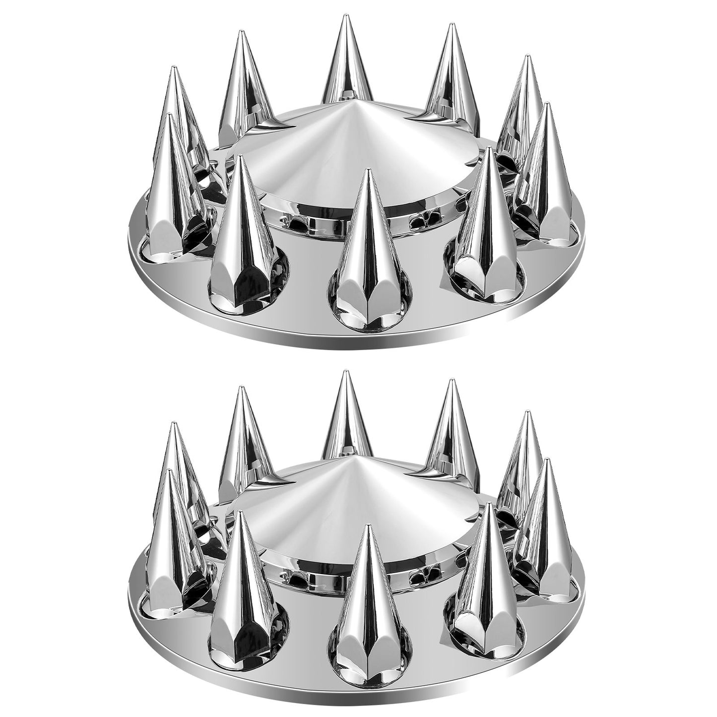 Front Axle Cover Combo Kit ABS Lug Nut Covers with Nut Protection Tool