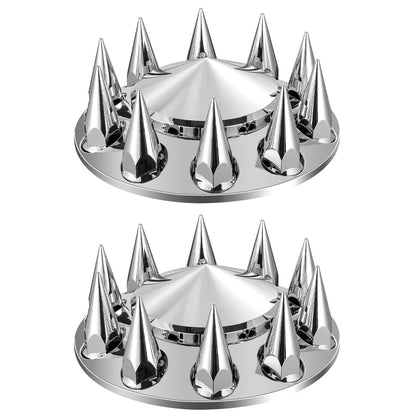 Front Axle Cover Combo Kit ABS Lug Nut Covers with Nut Protection Tool