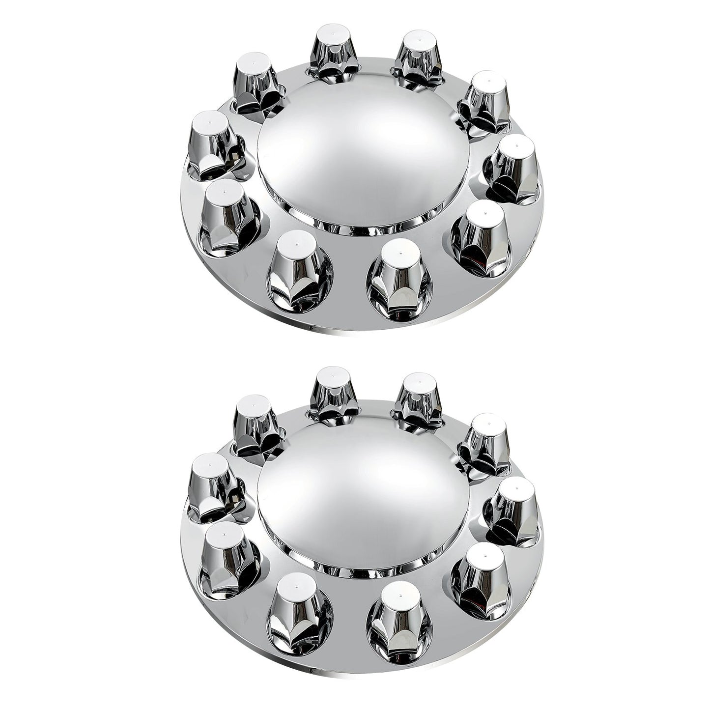 Front Axle Cover Combo Kit ABS Lug Nut Covers with Nut Protection Tool